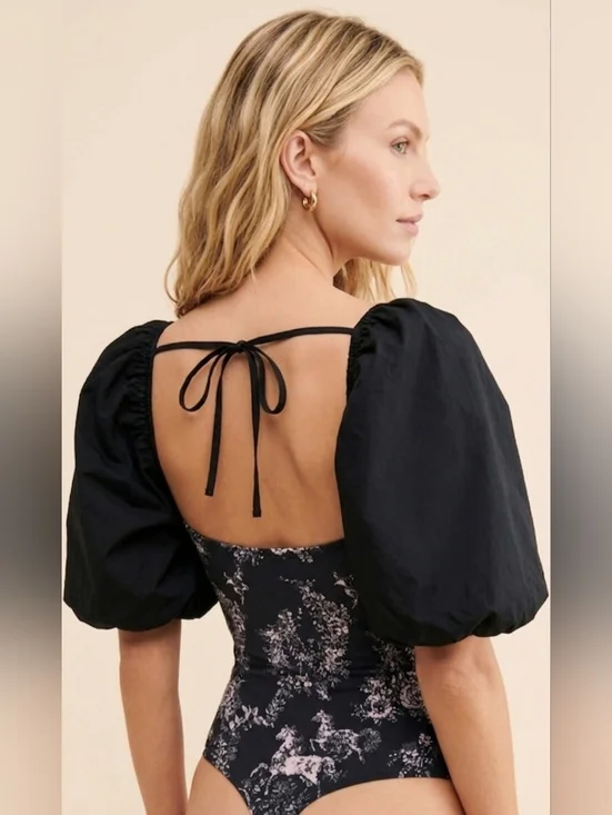 Free People Prairie Rose Bodysuit NWT Sz Large - Picture 2 of 7